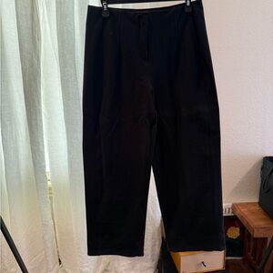 Lululemon Black Wide-Leg Work Pants